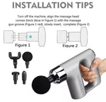 Smart Handheld Deep Tissue Massager Quiet Percussion Rechargeable | 4 Colors