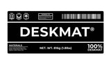 Malvix Studio Deskmat ® Desk Mat | White on Black