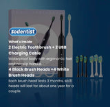 Sodentist 2 Pack Sonic Electric Toothbrush | am101