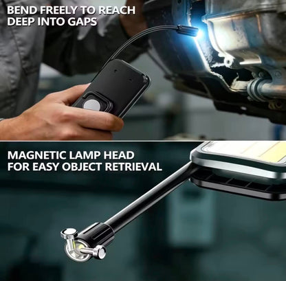 Flexible Gooseneck LED Work Light W/Magnet Hook & Clip | KXK-K5