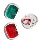 1 Set LED Navigation Marine Boat Signal Lights 12V-24V | Red & Green