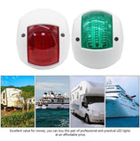 1 Set LED Navigation Marine Boat Signal Lights 12V-24V | Red & Green