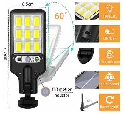 Sensor Street Lamp Outdoor Super Bright COB | 616-4