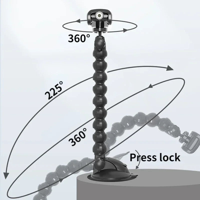 For iPhone Xiaomi  Samsung Accesorries 360 Rotatable Cellphone Car Phone Holder Fixed Shockproof Mobile Stand Big In GPS Support