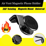 Magnetic Phone Car Holder 360° Rotate Air Vent Mount | F19