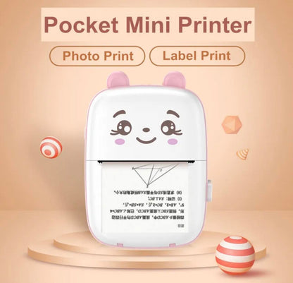 MiNi Pocket Thermal Printer BT W/Android or iOS APP | 2 Color