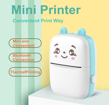 MiNi Pocket Thermal Printer BT W/Android or iOS APP | 2 Color