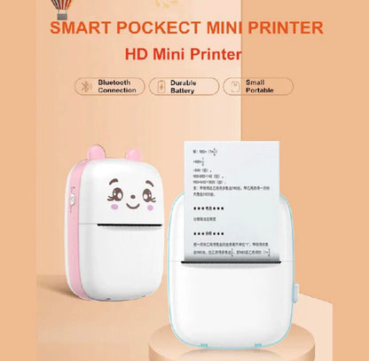 MiNi Pocket Thermal Printer BT W/Android or iOS APP | 2 Color