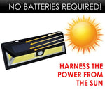 180 COB LED Long Wall Solar Motion Sensor Light Outdoor