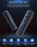 BlitzWolf 2 in 1 Mini Wireless USB BT AUX Music Audio Receiver | BW-BR0