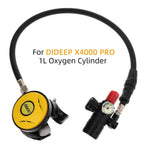 DIDEEP 2nd Stage Scuba Explorer Diving Regulator | For X4000 PRO 1L