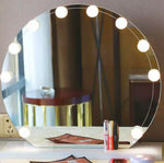 DIY 10 LED Bulb Hollywood Style Makeup Mirror Light Kit | Dimmable
