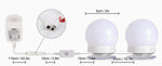 DIY 10 LED Bulb Hollywood Style Makeup Mirror Light Kit | Dimmable