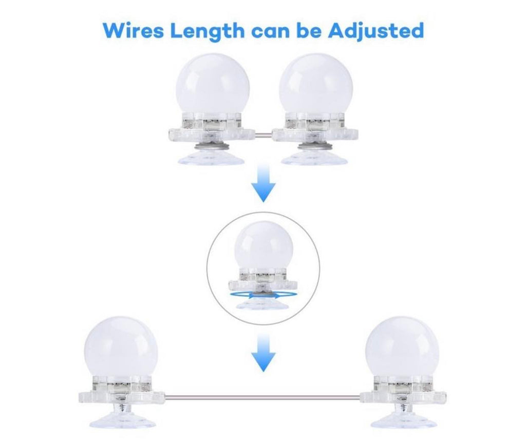 Led makeup shop light bulbs