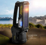 350° Rotating LED + Flood COB Flashlight W/USB + Solar Rechargeable | 2 Size