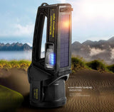 350° Rotating LED + Flood COB Flashlight W/USB + Solar Rechargeable | 2 Size