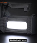 Multifunctional LED Flashlight Lantern W/USB + Solar Rechargeable