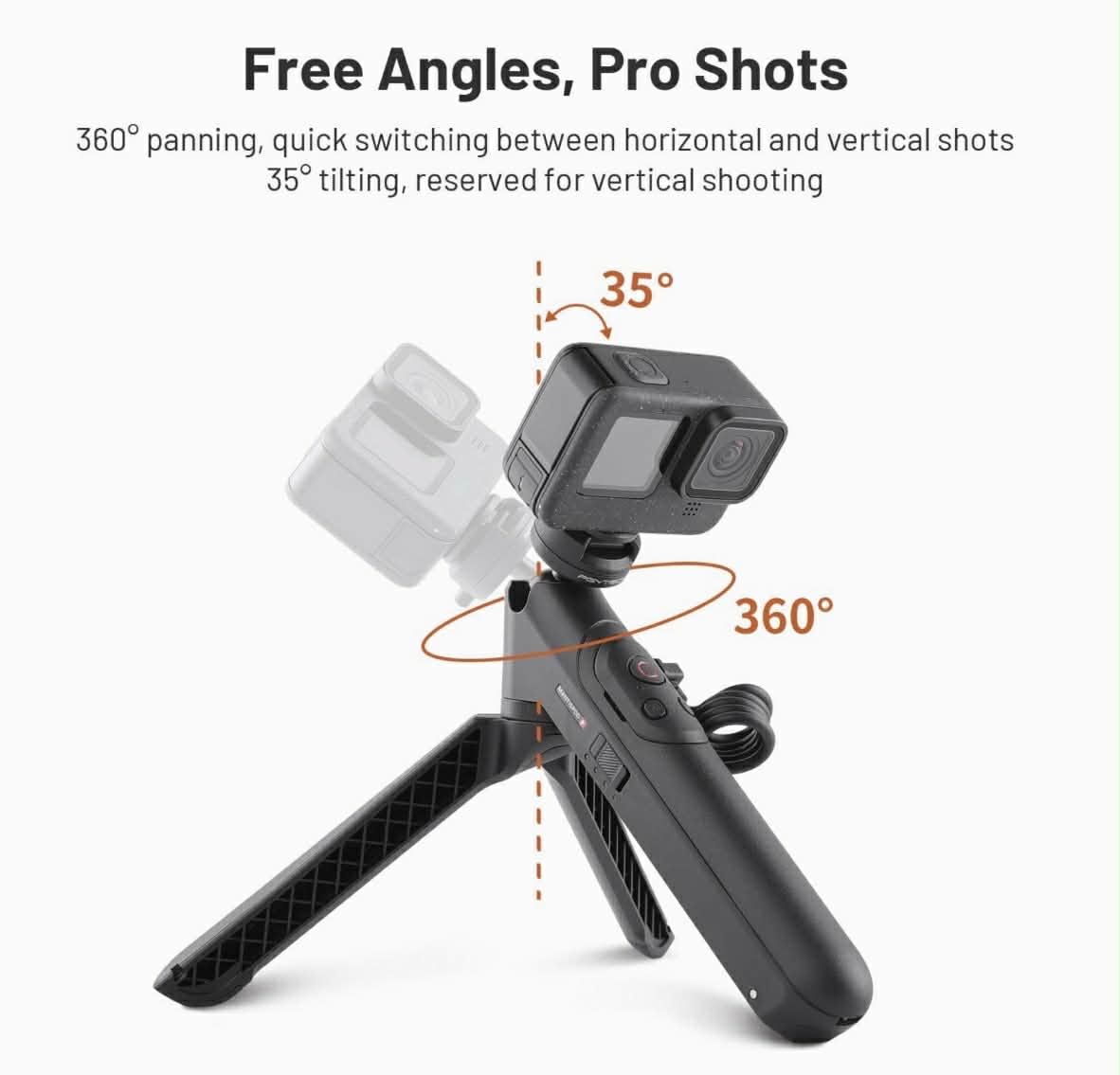 PGYTECH CapLock MantisPod Power | GoPro Edition