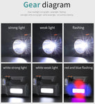 Multifunctional LED Flashlight Lantern USB Rechargeable | W5168-1