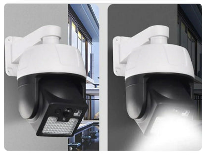 Solar Powered Fake CCTV Camera Shape Light W/Remote | HW-5118-1