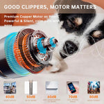 Pro Cordless Pet Hair Clippers Grooming Set
