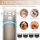 Pro Cordless Pet Hair Clippers Grooming Set