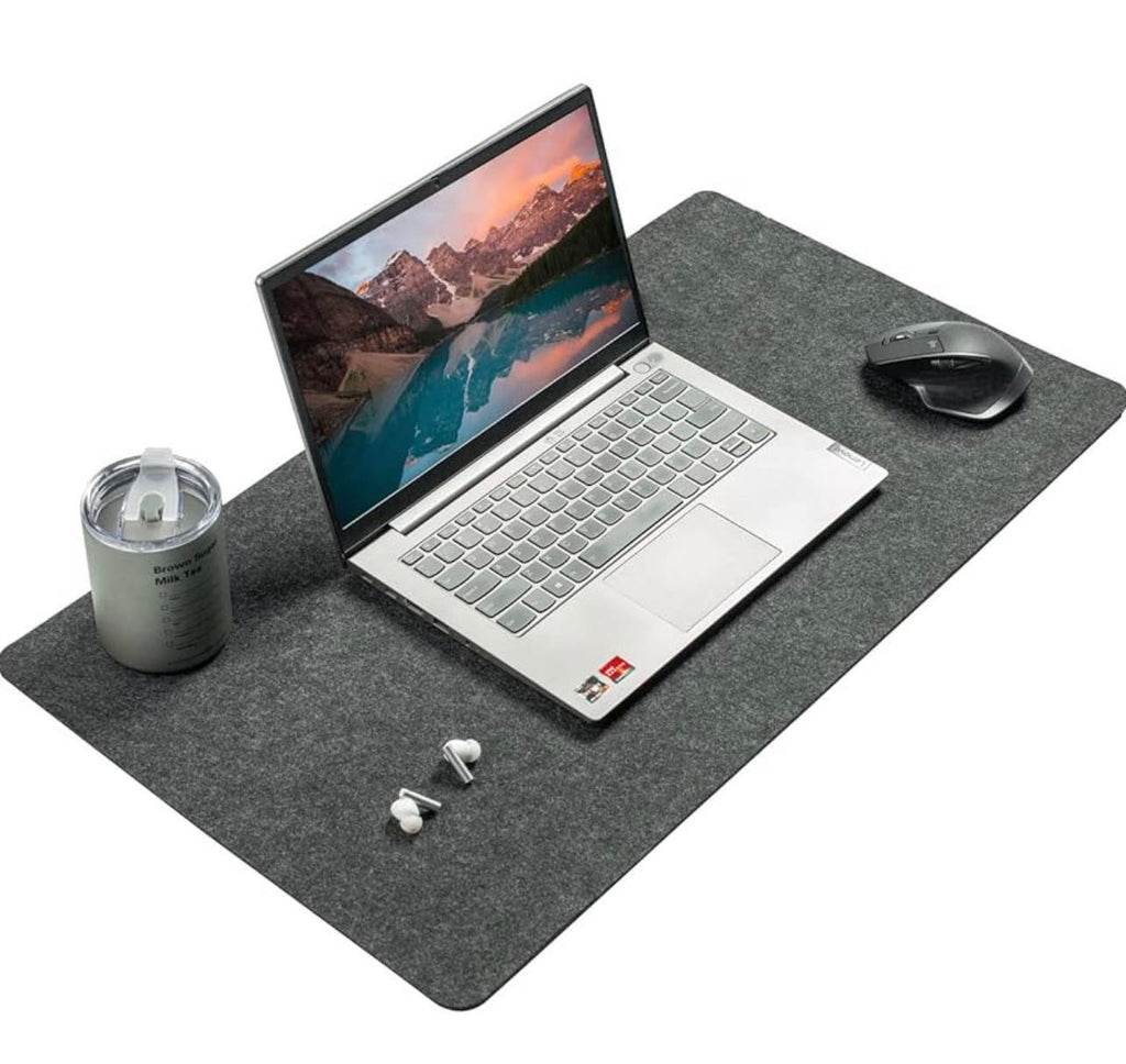 Computer Table Felt DAWNTREES Large Felt Desk Mat | 90×40CM – Epic. Store
