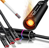 4 in 1 USB Blow Ignite Cigarette Lighter Charging Cable