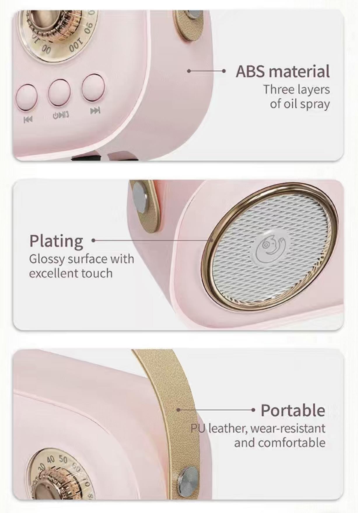 Mini Bluetooth Karaoke Wireless Mic Speaker Set | C20 PLUS | 4 Colours