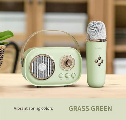 Mini Bluetooth Karaoke Wireless Mic Speaker Set | C20 PLUS | 4 Colours