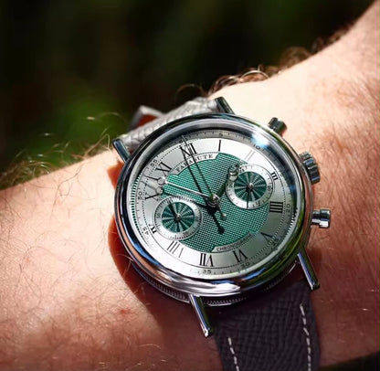 FARASUTE Men’s Retro Chronograph Watch VK64 Quartz | NL-007