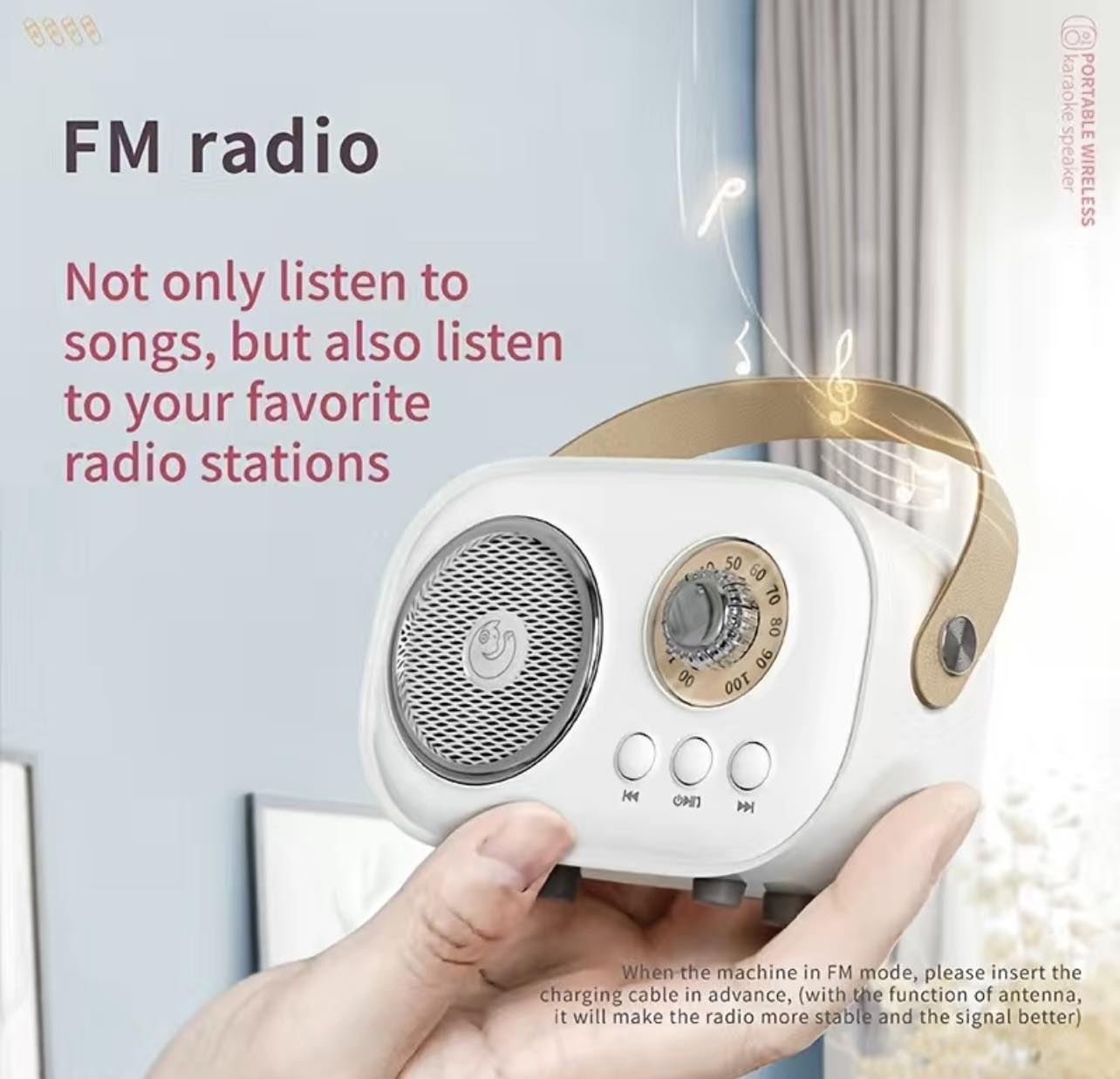 Mini Bluetooth Karaoke Wireless Mic Speaker Set | C20 PLUS | 4 Colours