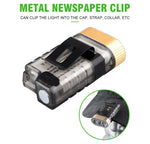 Mini Portable LED Light Rechargeable Emergency Lamp W/Clip & Magnet