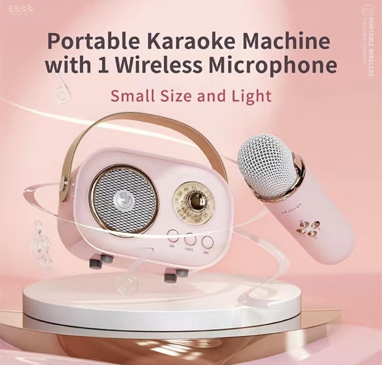 Mini Bluetooth Karaoke Wireless Mic Speaker Set | C20 PLUS | 4 Colours