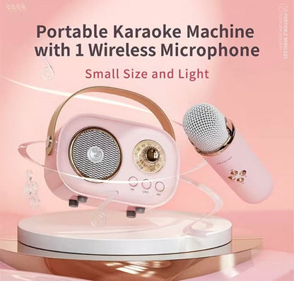 Mini Bluetooth Karaoke Wireless Mic Speaker Set | C20 PLUS | 4 Colours