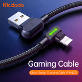 Mcdodo CA-4671 CA-4679 Lightning Charging Cable for Gaming 1.2m 3m (black)