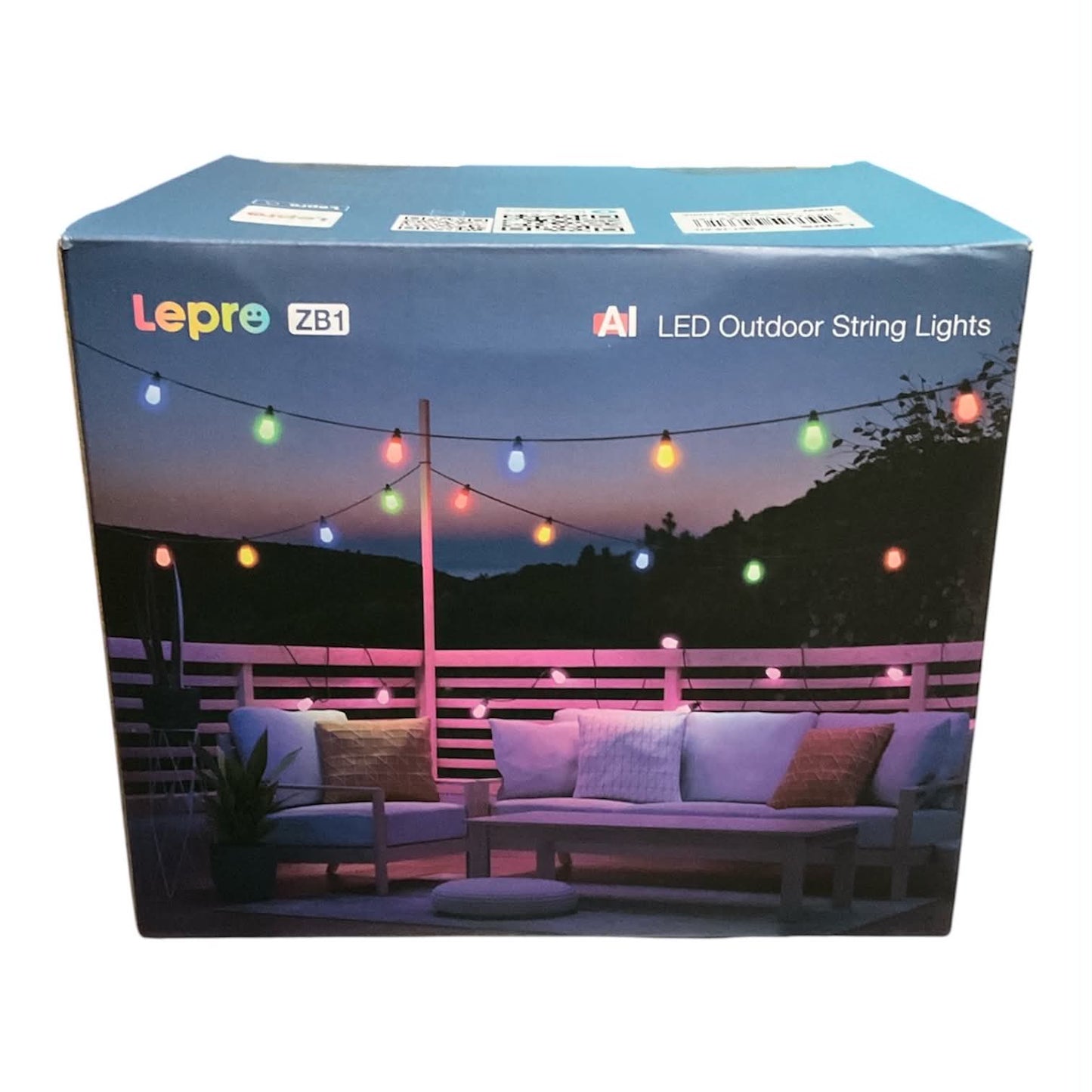 Lepro ZB1 AI Smart Outdoor String Lights W/APP | 15M