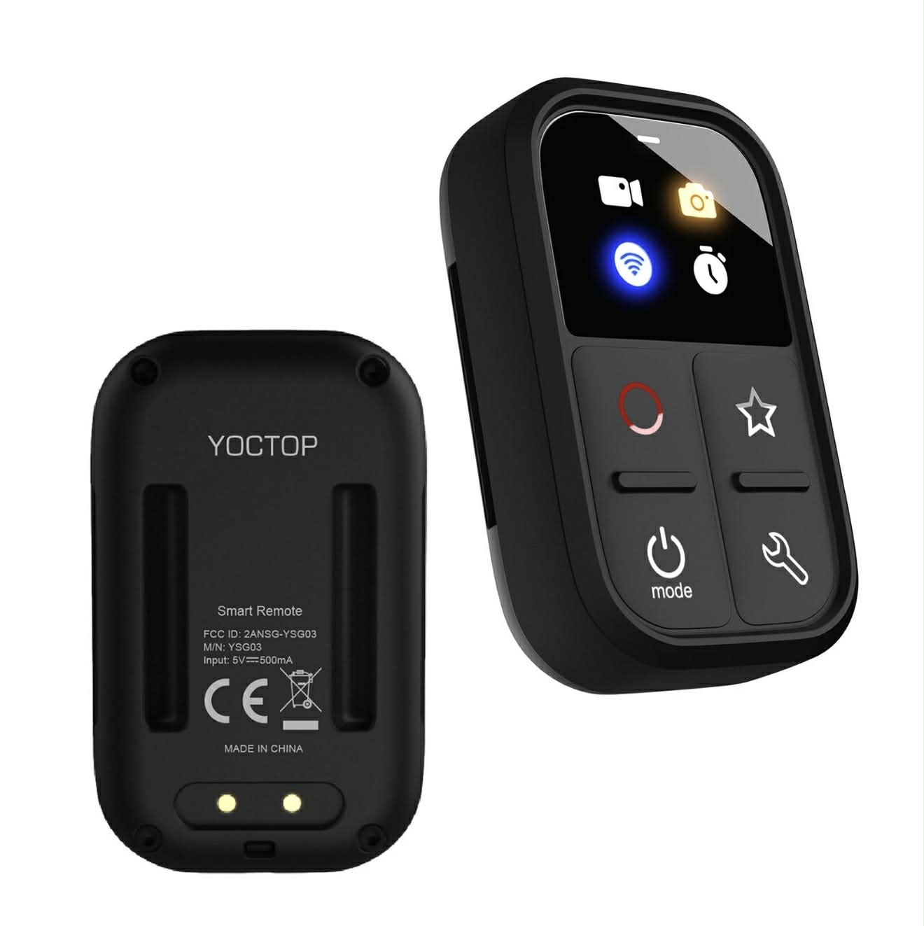 Smart Remote Replacement for GoPro Hero W/Selfie Stick Mount | YSG03L