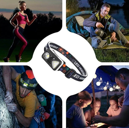 Inductive LED Super Bright Rechargeable Headlamp | W-18