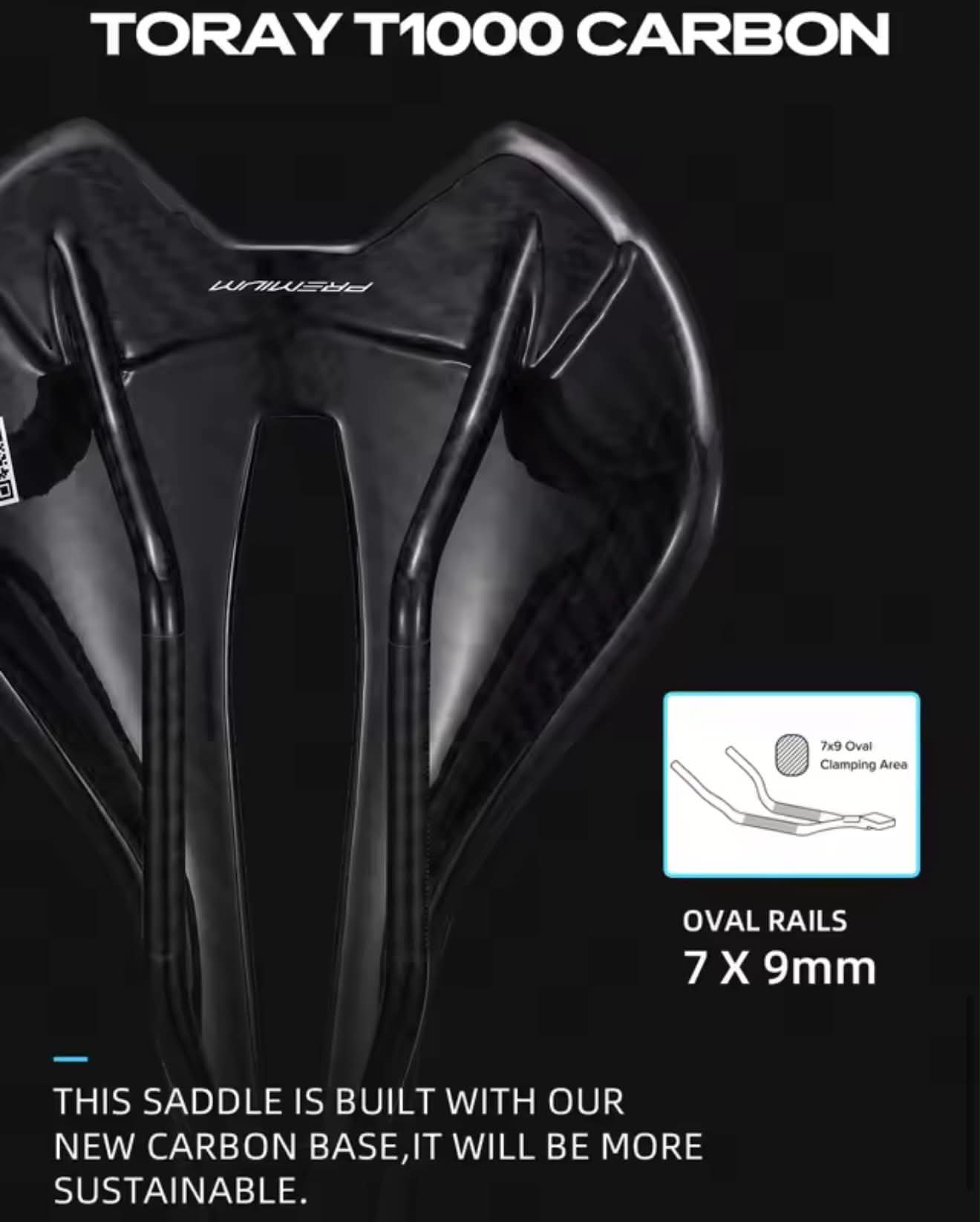 RYET Carbon PREMIUM 3D-Printed Honeycomb Bicycle Saddle | SD-T60-3D
