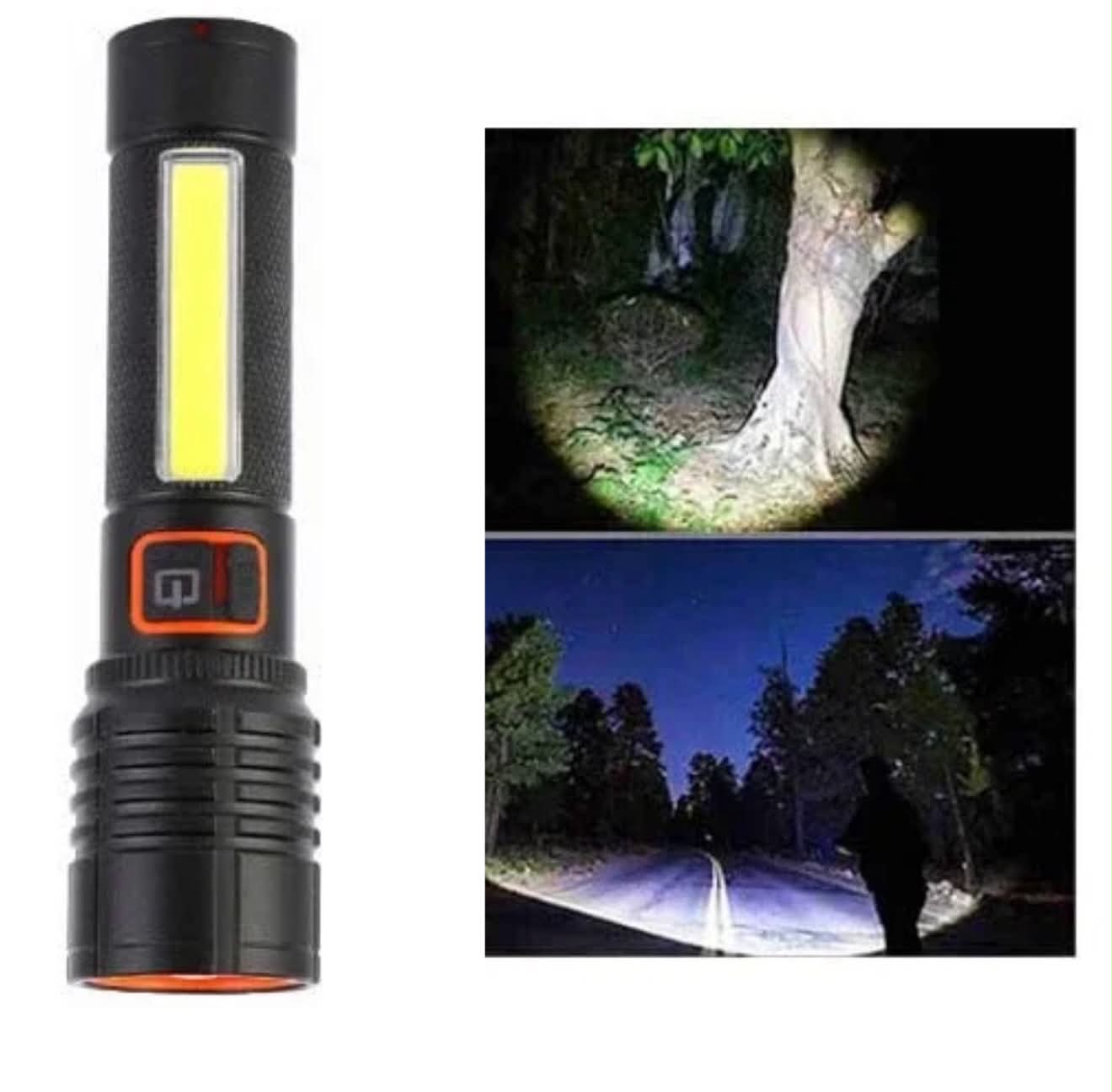 Power Style White Laser + COB Torch | PS-LED+COB-GB
