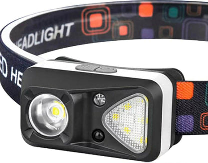 Inductive LED Super Bright Rechargeable Headlamp | W-18