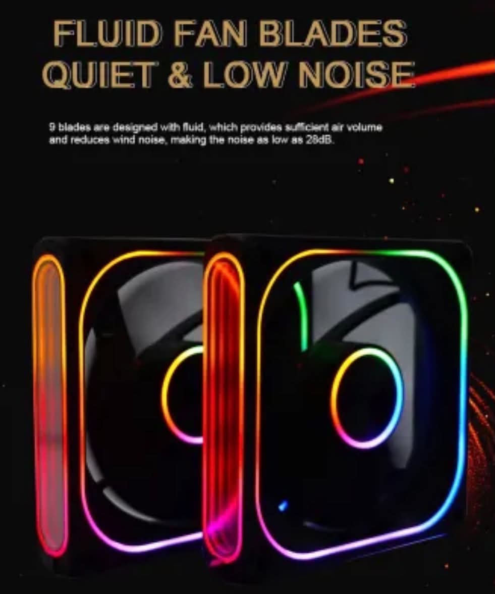 MANMU SFS-36 PC Cooling Fan 120mm RGB Fan CPU Cooler