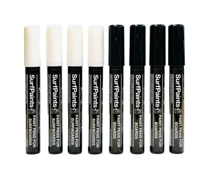 SurfPaints Black & White Set - Size 4mm Bullet Nibs
