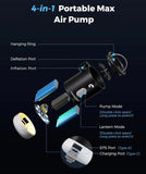 FLEXTAILGEAR Max Pump 2 PRO 4in1 Ultimate Portable Outdoor Air Pump W/Light