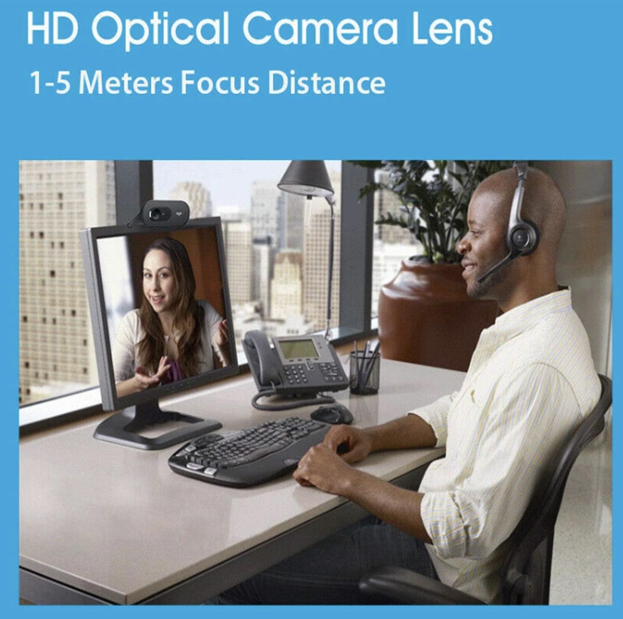 Logitech C270i IPTV 720P HD Webcam Camera