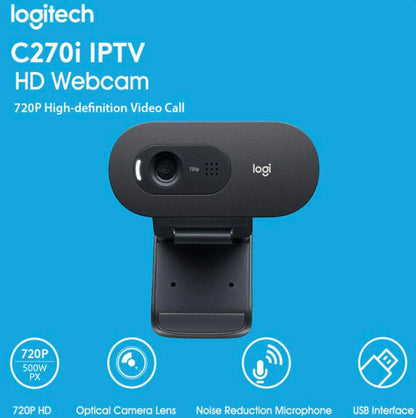 Logitech C270i IPTV 720P HD Webcam Camera