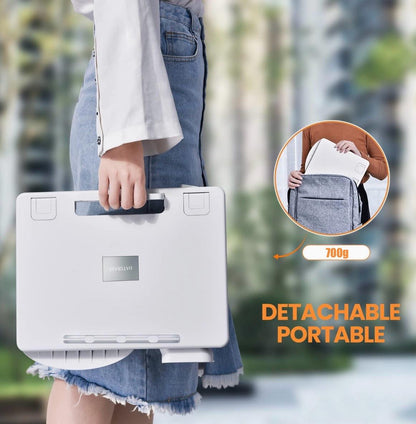Portable Lap Desk Tablet iPad Book Drawing Stand W/Book Clip