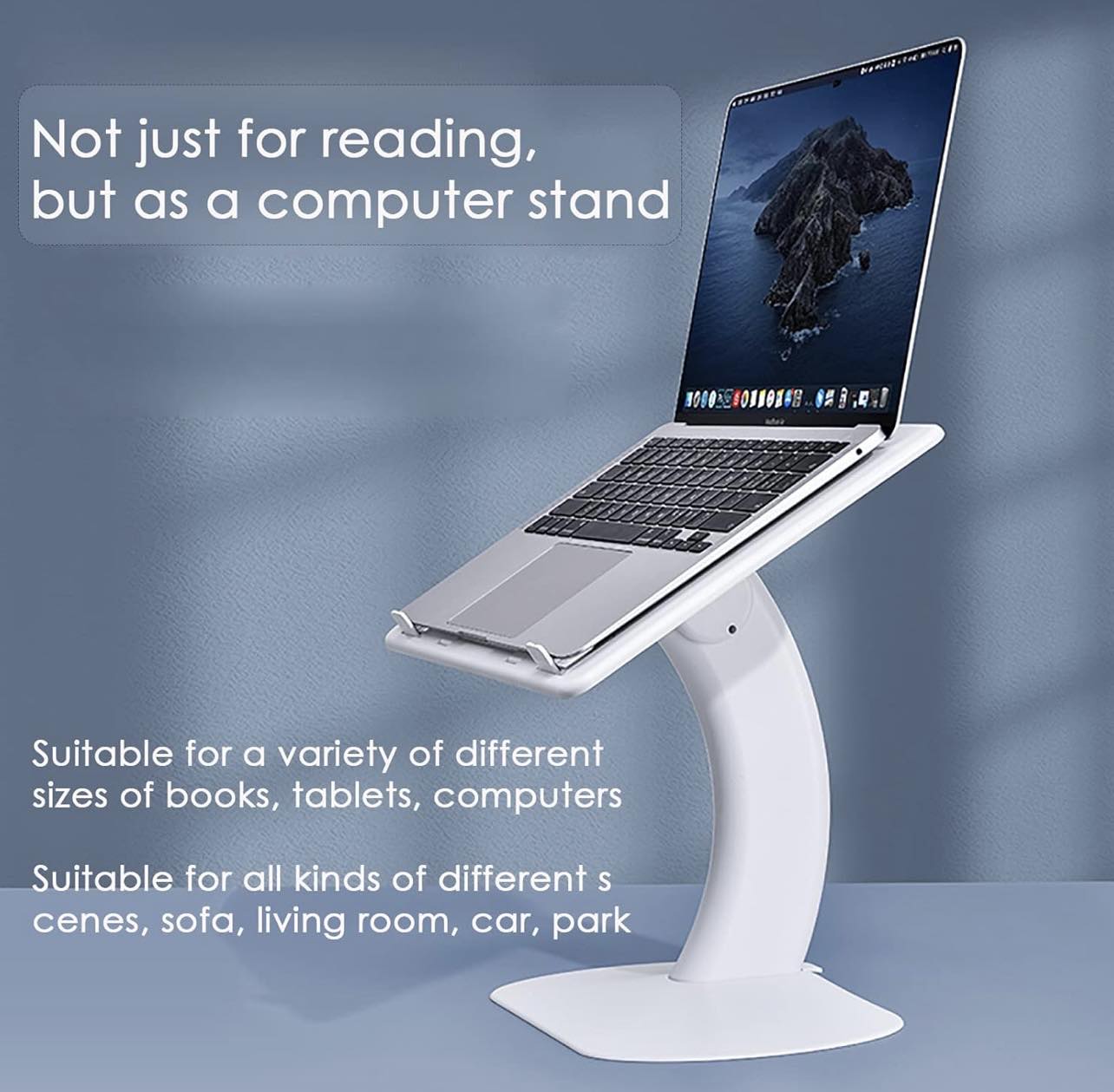 Portable Lap Desk Tablet iPad Book Drawing Stand W/Book Clip