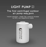 FLEXTAILGEAR Light Pump 2 W/3 Nozzles | White